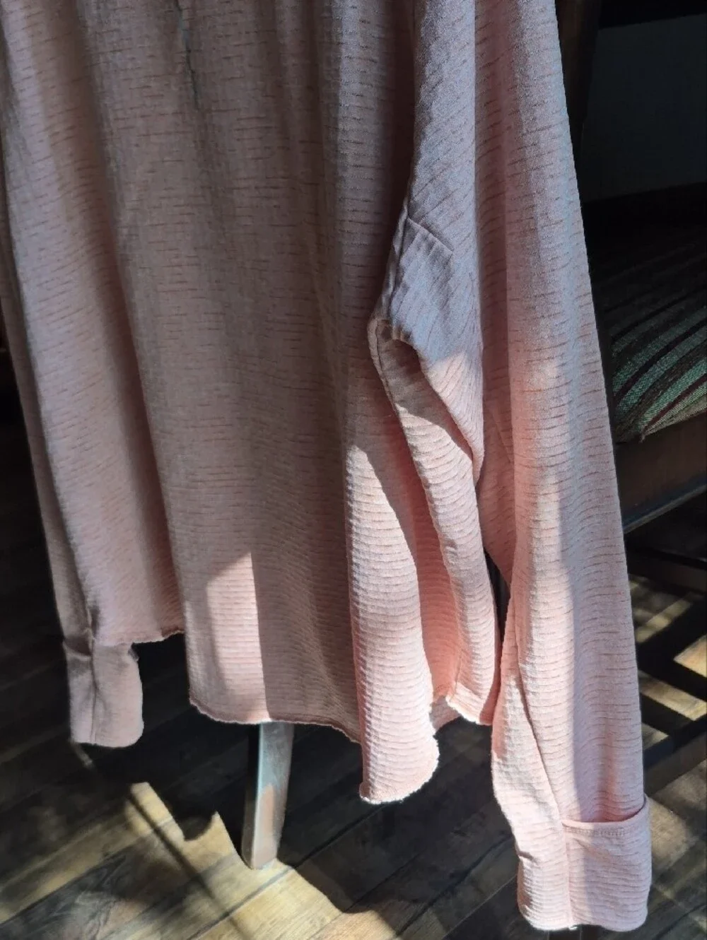 Nike Light Pink Long Sleeve Crewneck Top